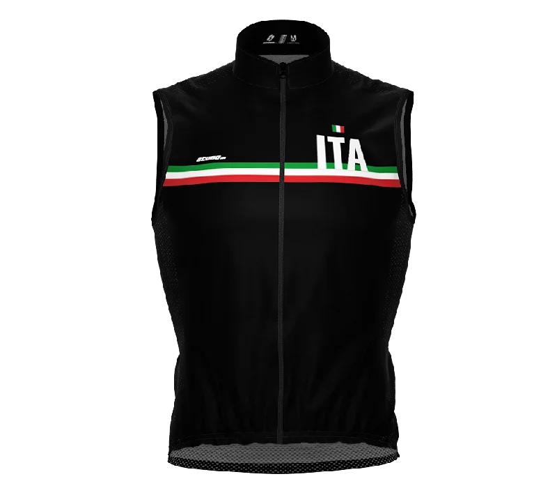 Weekend Deals That Dazzle Wind Breaker Cycling Running Sports Vest Italy Country Code for Men And Women