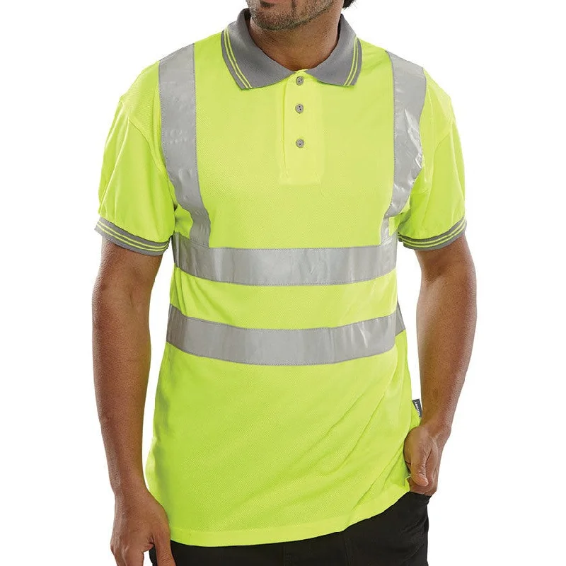 Act Fast Beeswift Polo Shirt Short Sleeved Saturn Yellow