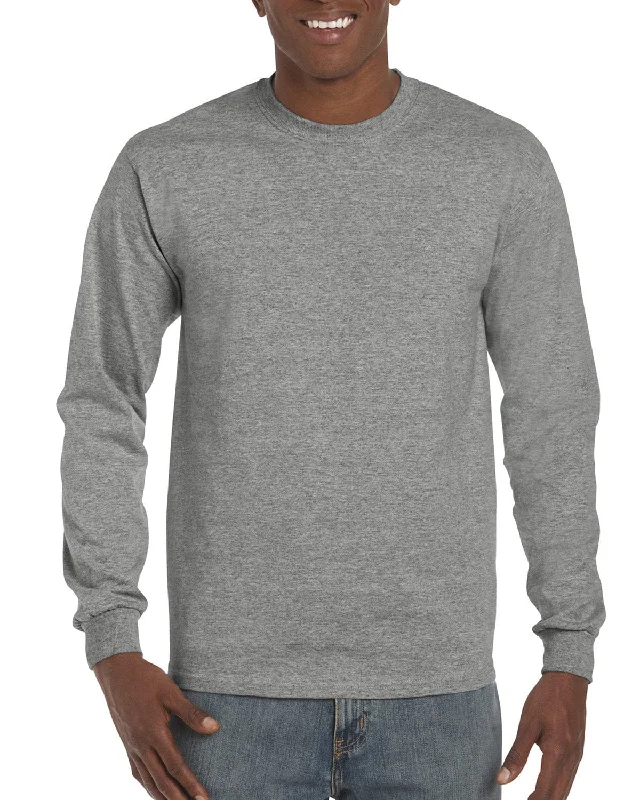 Gildan Hammer Long Sleeve T-Shirt | Graphite Heather