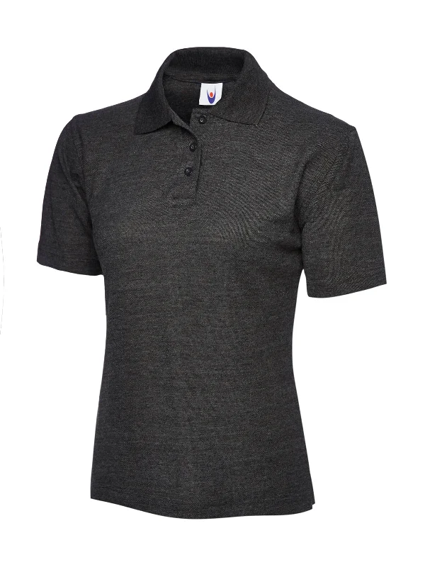 Weekend Flash Sale Uneek Ladies Classic Poloshirt Charcoal