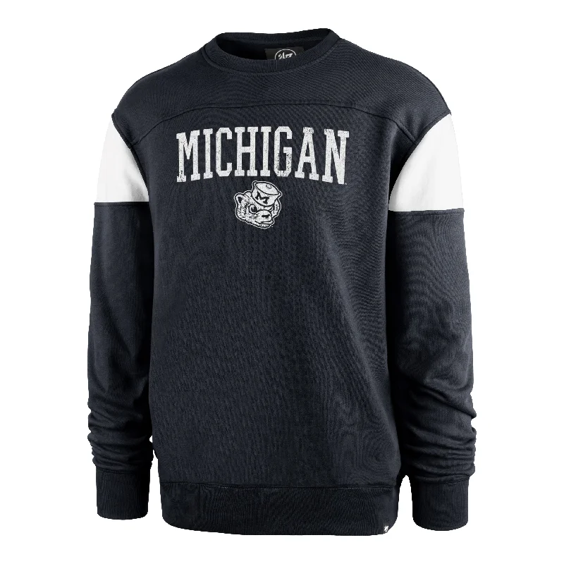 Hurry In MICHIGAN WOLVERINES VINTAGE GROUNDBREAK '47 ONSET CREW