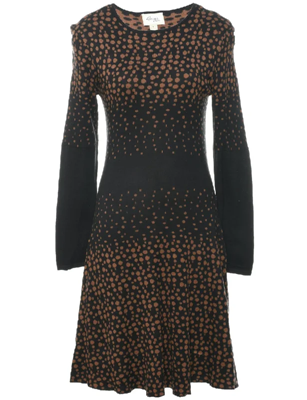Bonus Savings Black Jumper Dress - XS