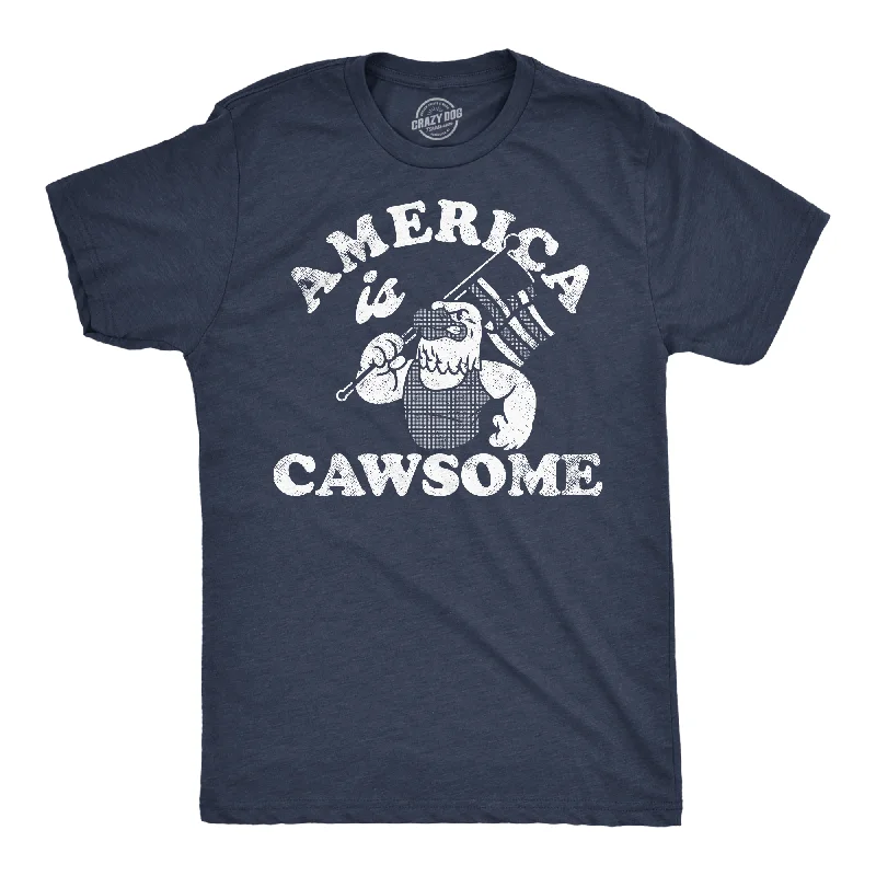 Weekend Discounts to Enjoy America Is Cawsome Men's T Shirt