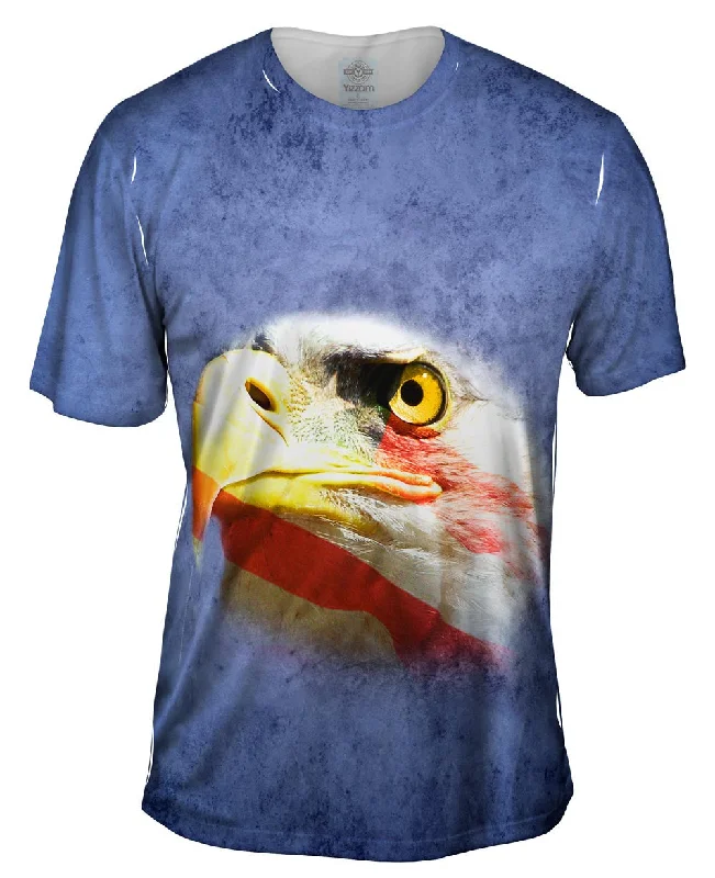 American Flag Eagle Face