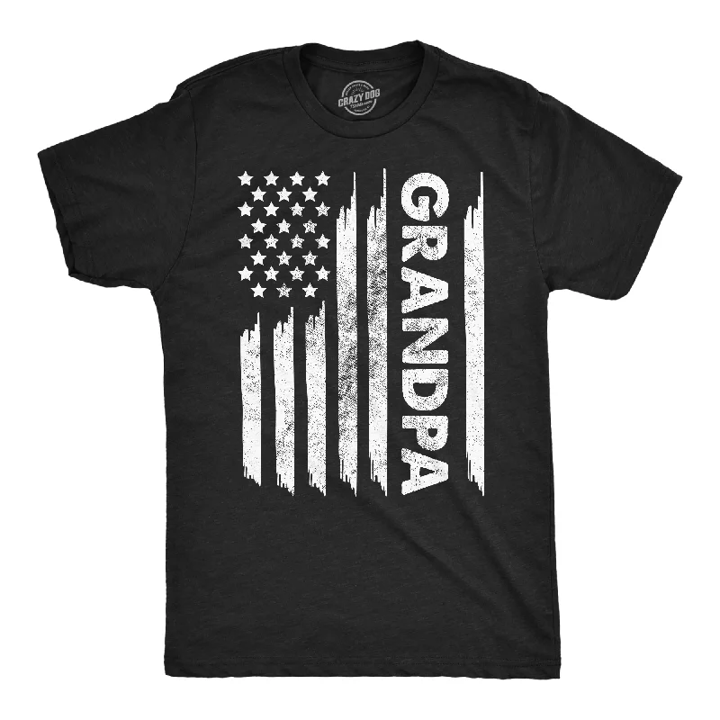Amazing Value American Flag Grandpa Men's T Shirt