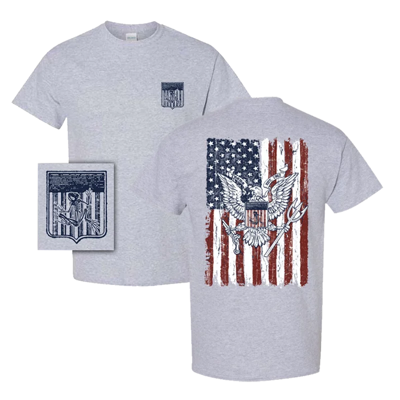 Online Only Bone Frog Presidential Flag T-shirt
