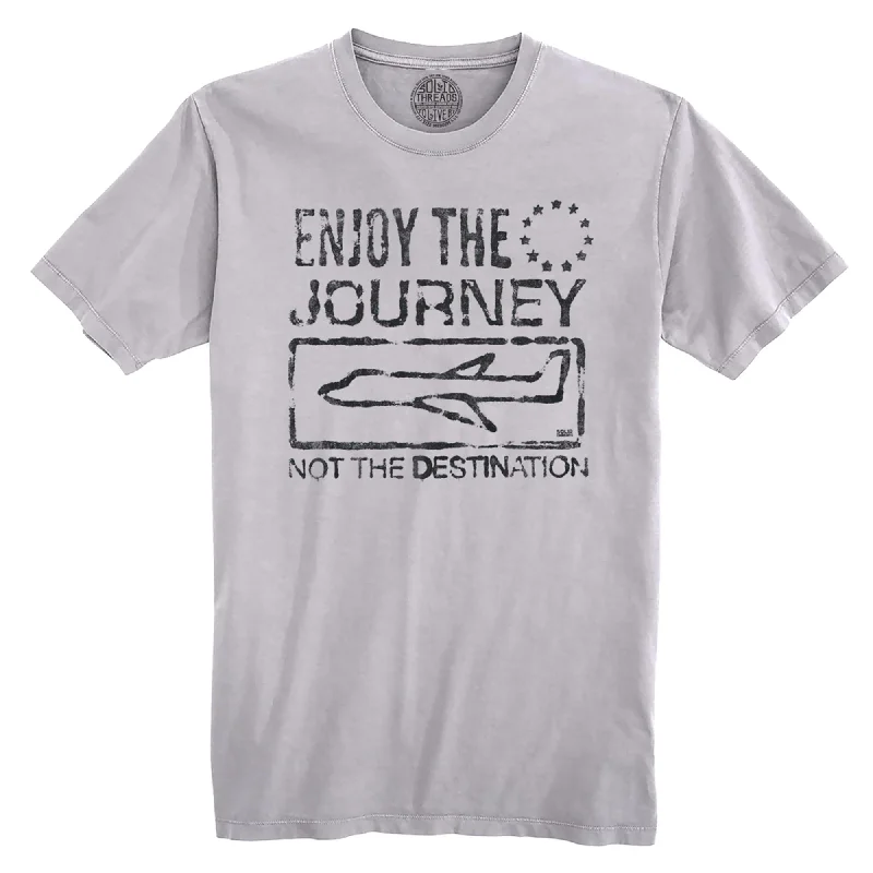Today’s Deal Enjoy the Journey Not The Destination Organic Cotton T-shirt