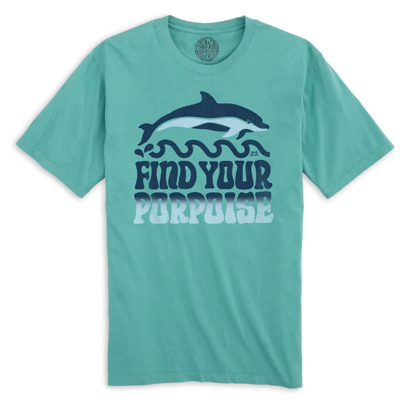 Seasonal Clearance Find Your Porpoise Organic Cotton T-shirt