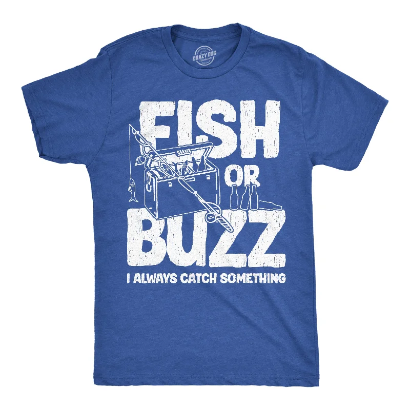 Overstock Clearance Fish Or Buzz Men's T Shirt