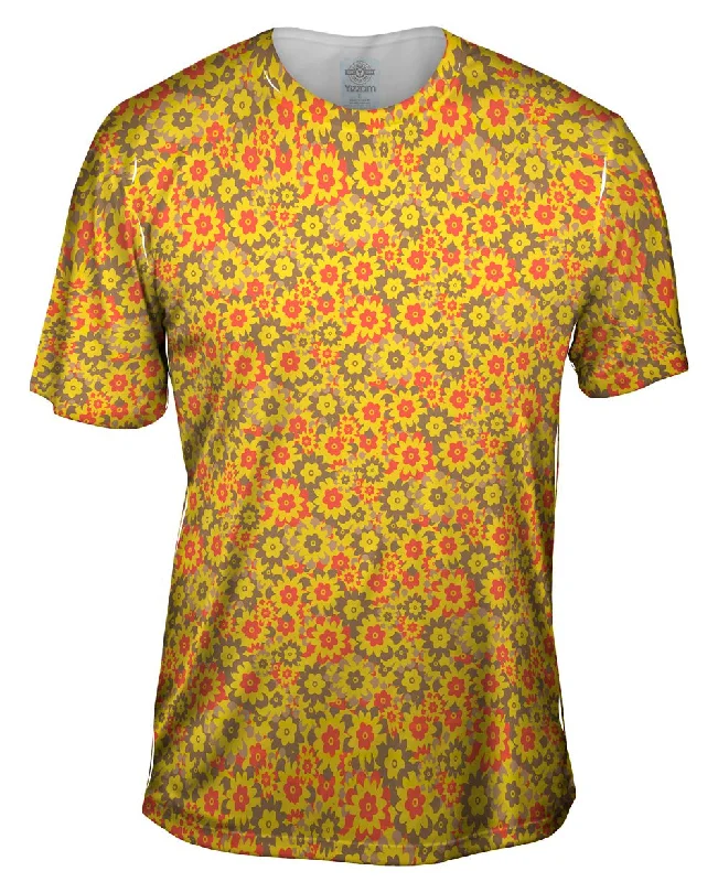 Weekend Deals That Dazzle Flower Yellow Red Brown