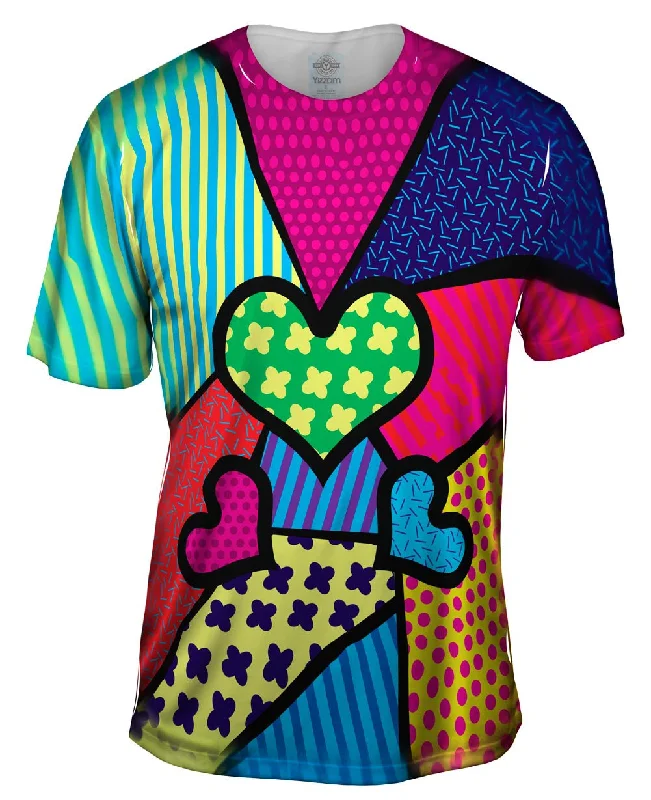 Year-End Sale Hearts on Green and Yellow