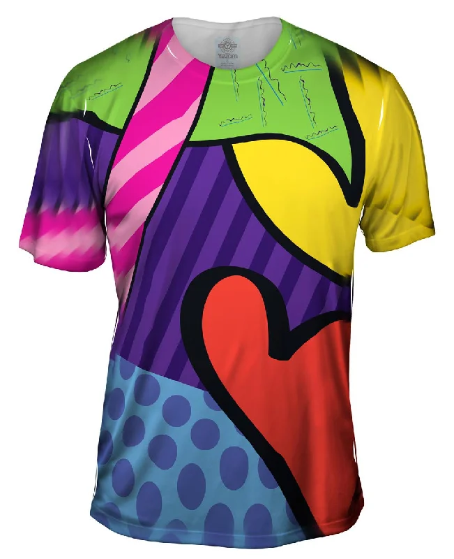 Weekend Deal Hearts on Purple and Yellow