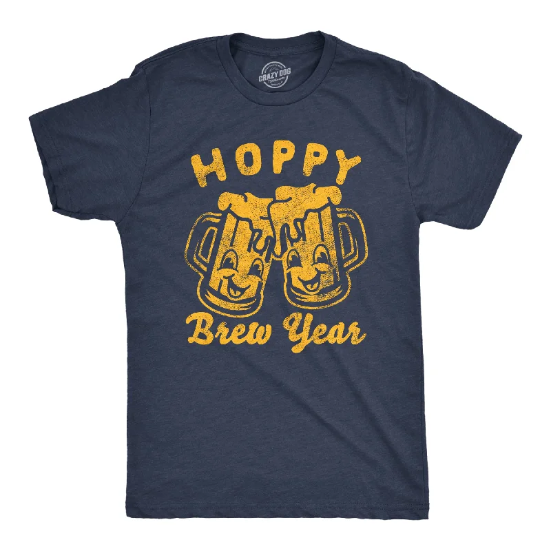 New Arrival Hoppy Brew Year Men's T Shirt