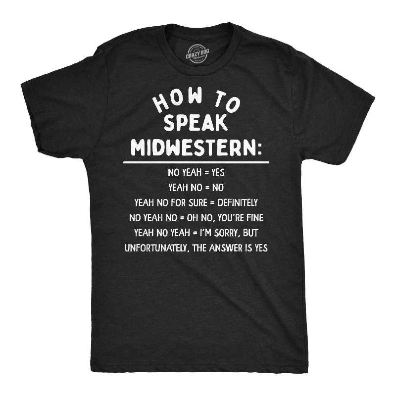New Deal How To Speak Midwestern Men's T Shirt