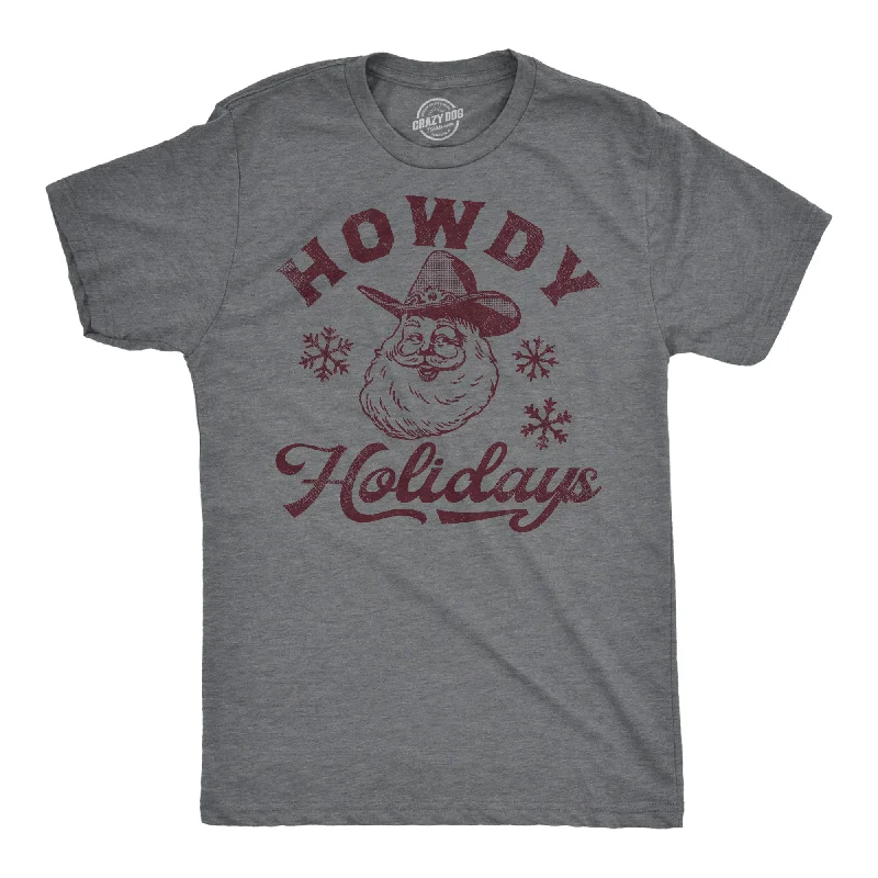 Closeout Howdy Holidays Men's T Shirt