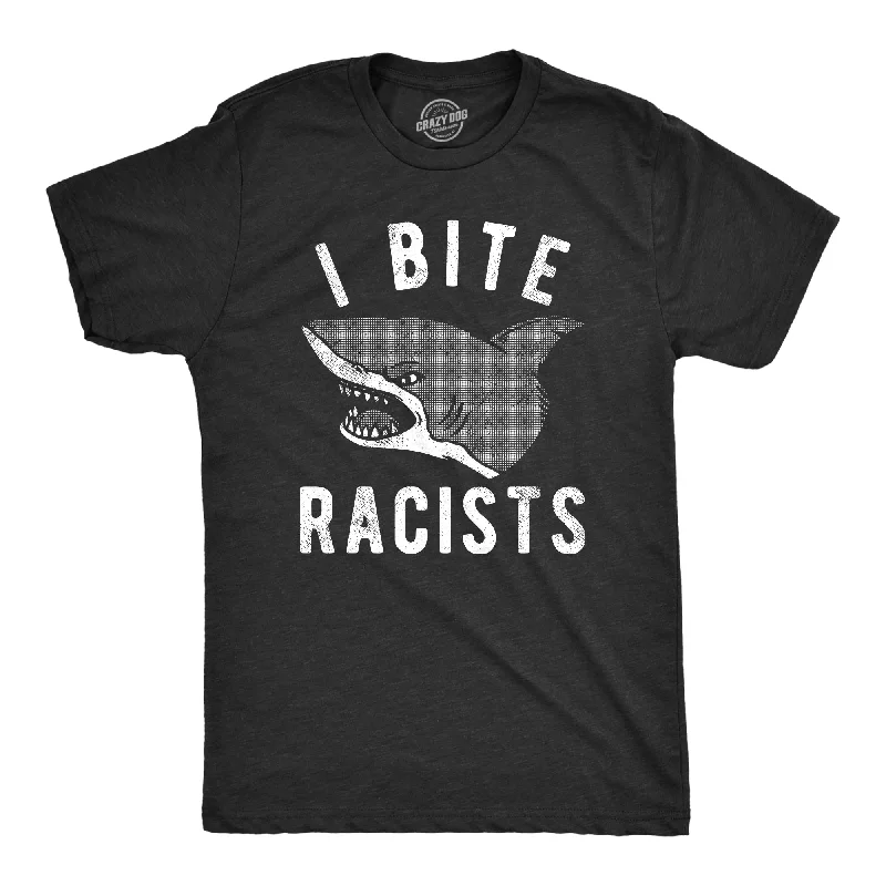 I Bite Racists Men's T Shirt