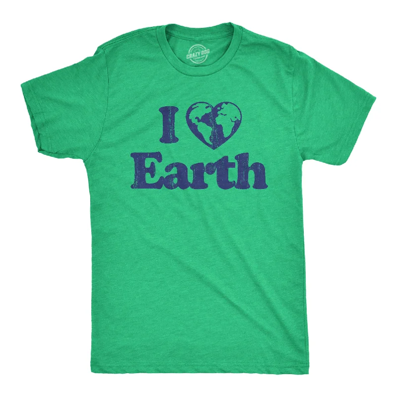 Weekend Sale: Don't Miss Out I Heart Earth Men's T Shirt