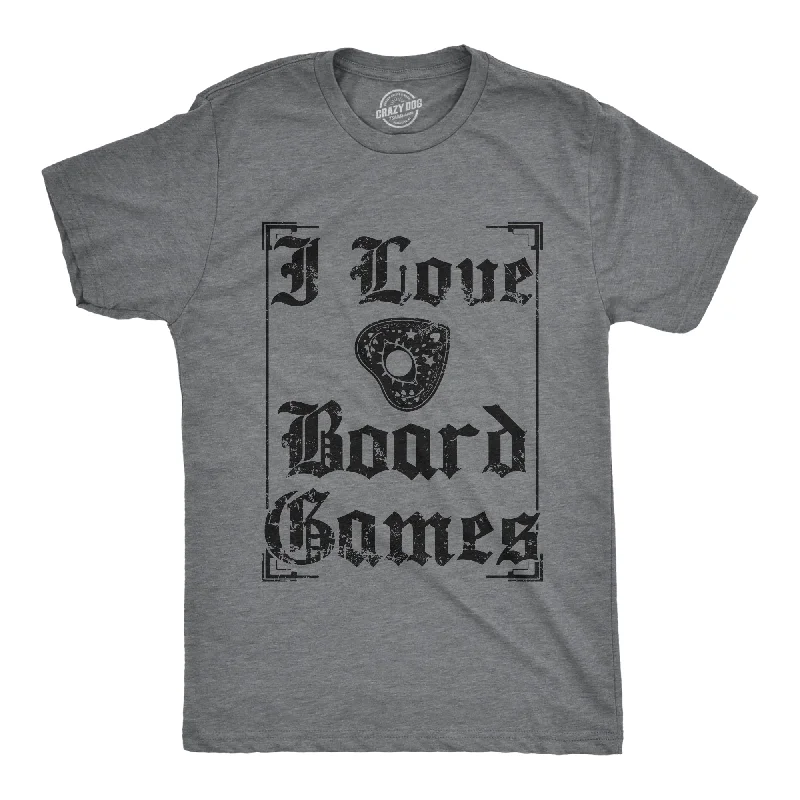 I Love Board Games Men's T Shirt