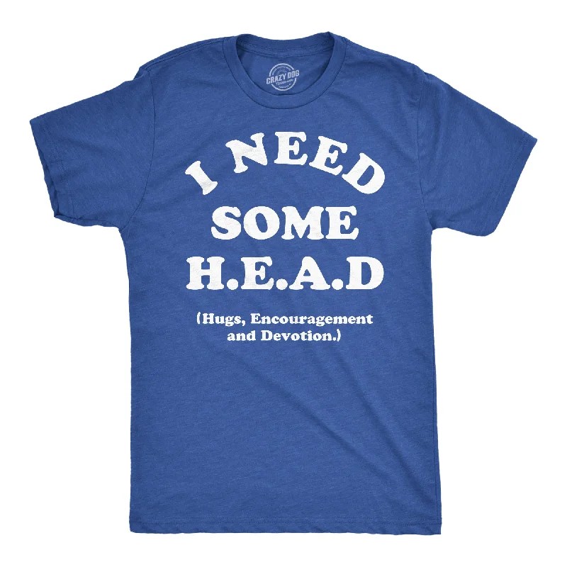 Low Cost I Need Some Head Hugs Encouragement And Devotion Men's T Shirt