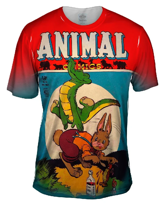 Crazy Deals Jumping Gator Comic Retro