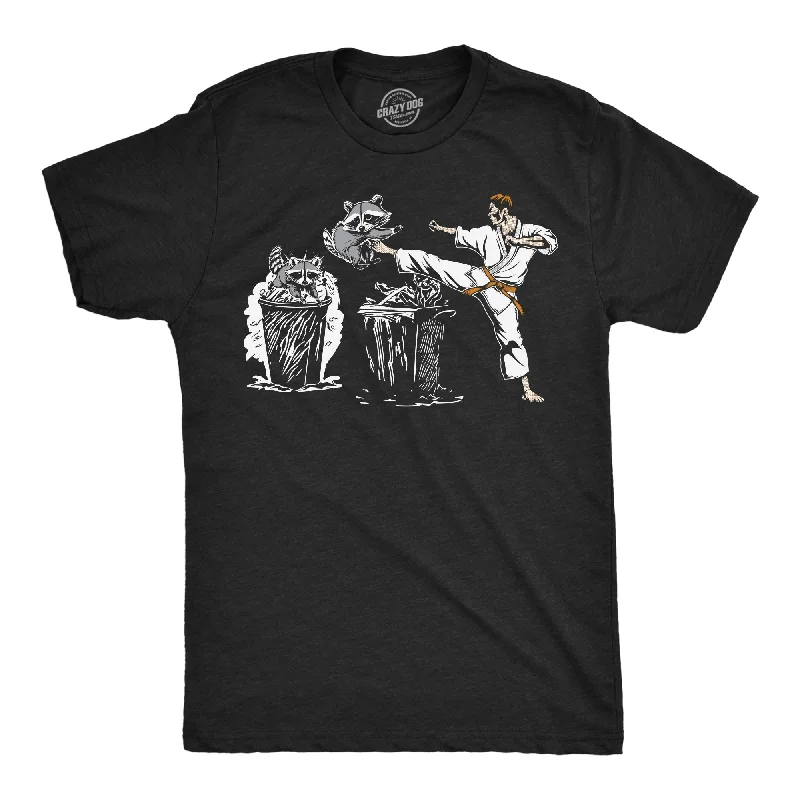 Exclusive Offers Karate Kicking Raccoon Men's T Shirt