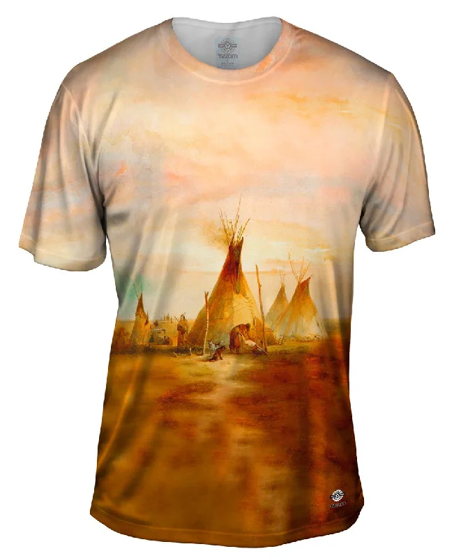 Deal Frenzy Karld Bodmer - "Sioux Teepee From Volume 1 Of Travels In The Interior Of North America" (1833)