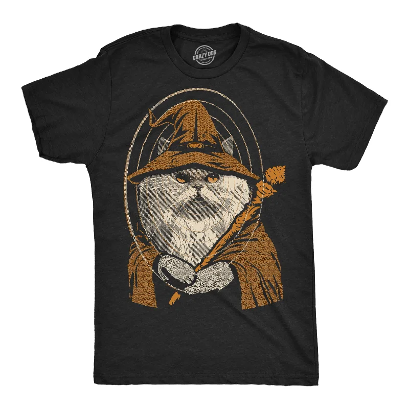 Savings Spectacular Kitty Wizard Men's T Shirt