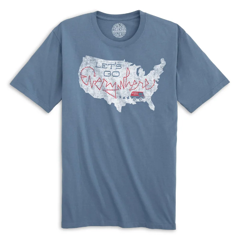 Holiday Sale Let's Go Everywhere Organic Cotton T-shirt