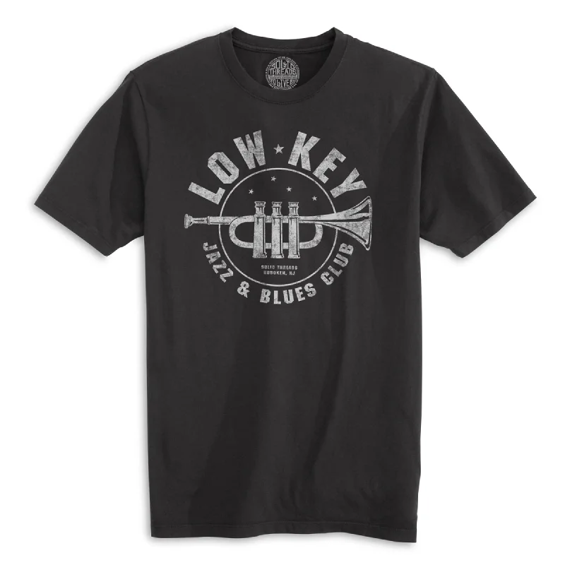 Clearance Event Low Key Jazz And Blues Club Organic Cotton T-shirt