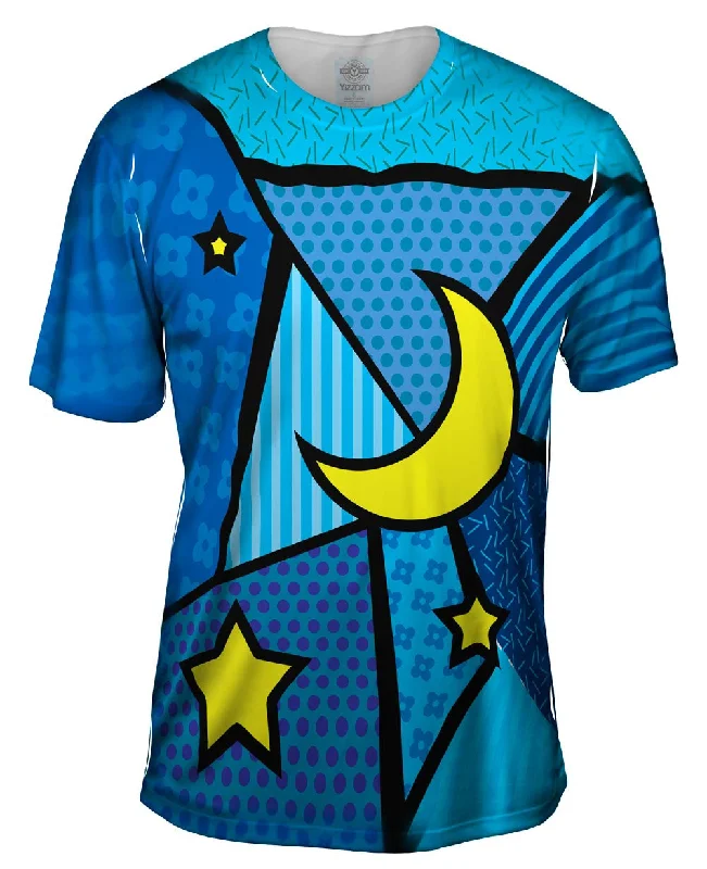 Shop the Weekend Away Moon and Stars on Blue