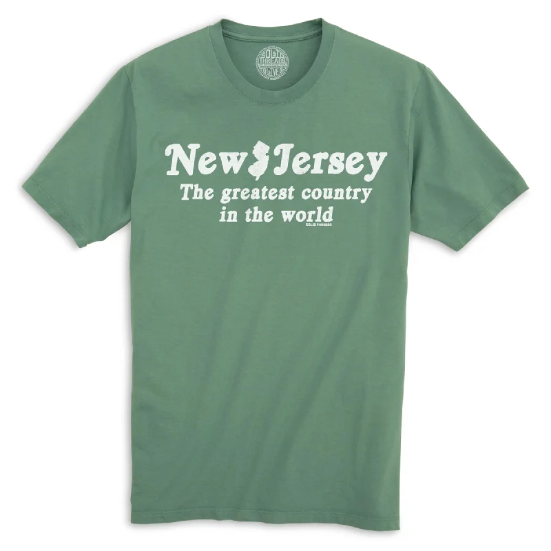 Exclusive Deal New Jersey The Greatest Country In The World Organic Cotton T-shirt