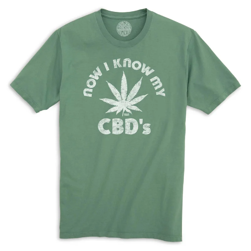 Fantastic Offers Now I Know My CBD's Organic Cotton T-shirt