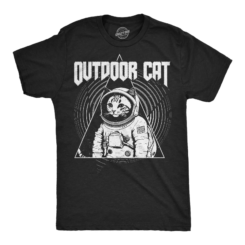 Savings Alert Outdoor Cat Space Men's T Shirt