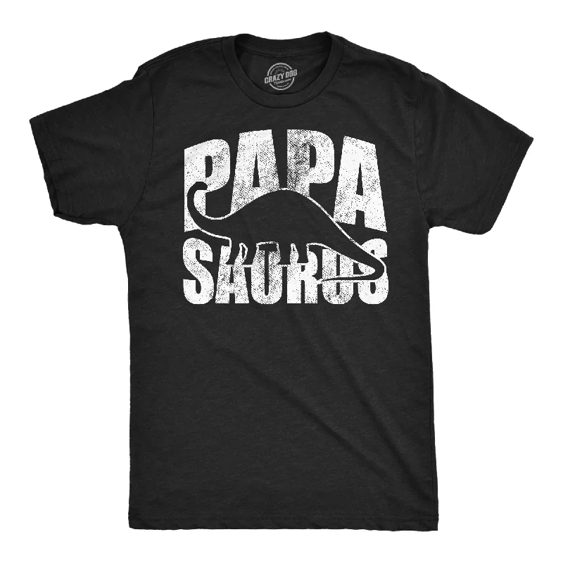 New Arrival Papasaurus Silhouette Men's T Shirt
