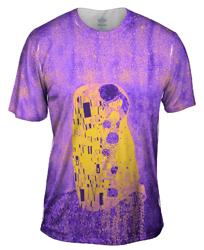Weekend Discounts You Deserve Pop Art  Pop Art Klimt - "The Kiss Purple And Yellow" (1907)