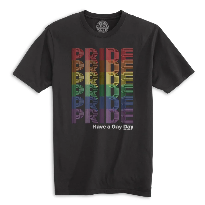 Season Finale Sale Pride Rainbow Fade Organic Cotton T-shirt