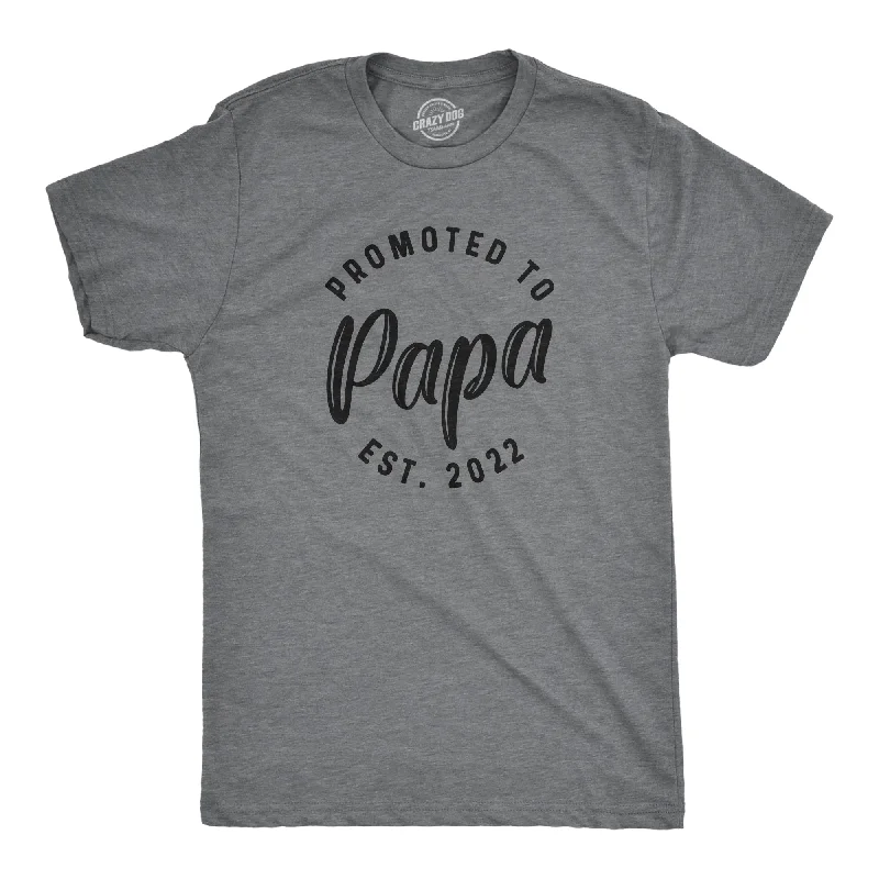 Weekend Specials to Indulge In Promoted To Papa 2022 Men's T Shirt