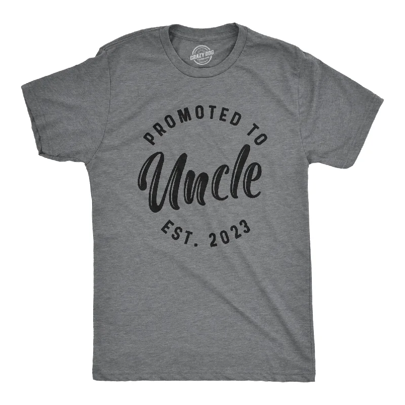 Weekend Specials to Grab Promoted to Uncle 2023 Men's T Shirt