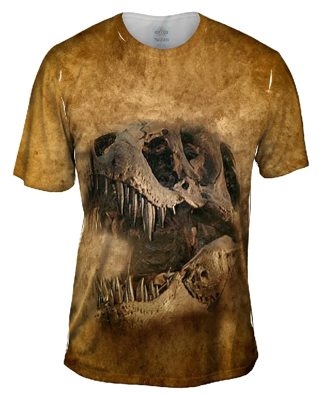 Hurry Up Skeletal T Rex Dinosaur Face