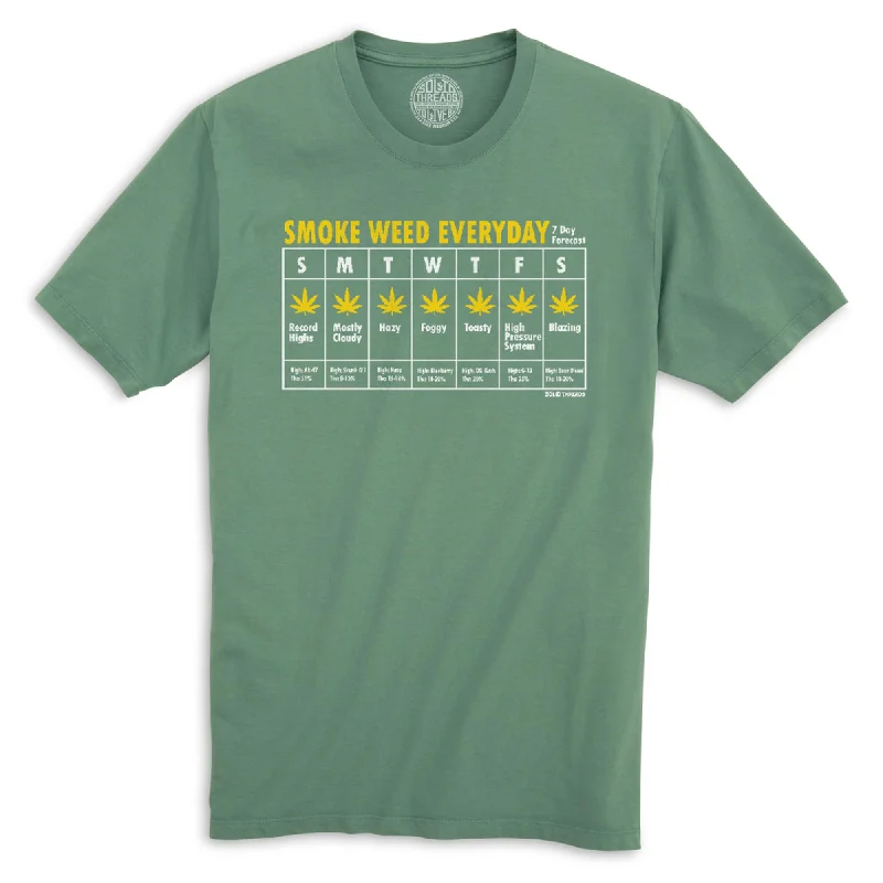 Crazy Savings Smoke Weed Everyday Organic Cotton T-shirt