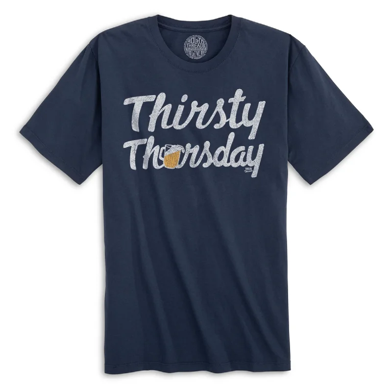 Flash Sale Thirsty Thursday Organic Cotton T-shirt