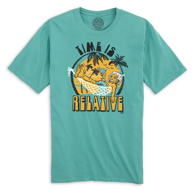 Time-Sensitive Time Is Relative Organic Cotton T-shirt