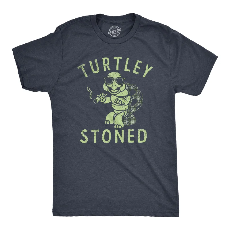 Turtley Stoned Men's T Shirt