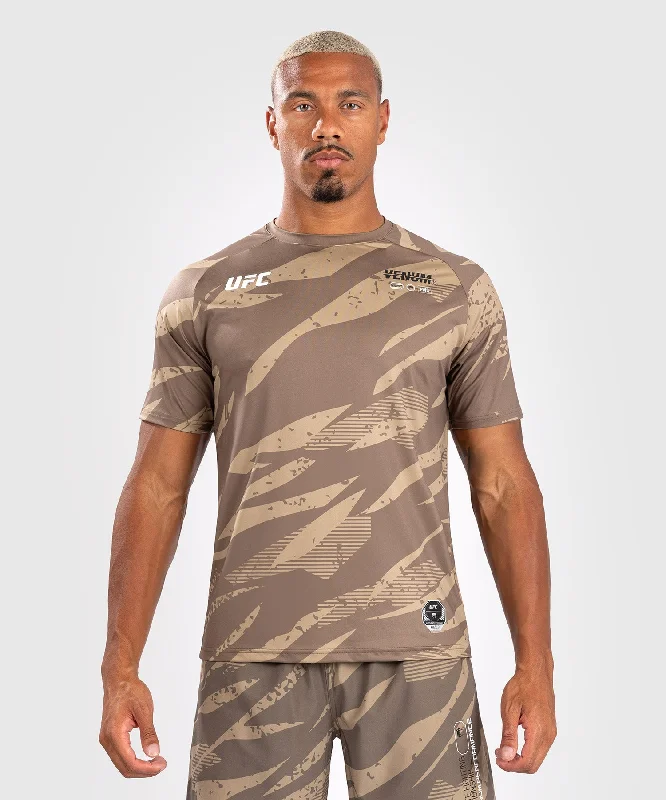 UFC Adrenaline by Venum Men's Fight Week Dry-Tech T-shirt - Desert Camo