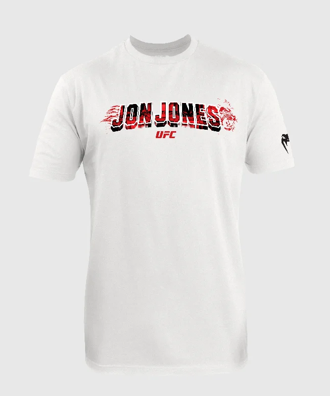 Midnight Sale UFC Unrivaled by Venum Jon Jones Men’s T-Shirt - White