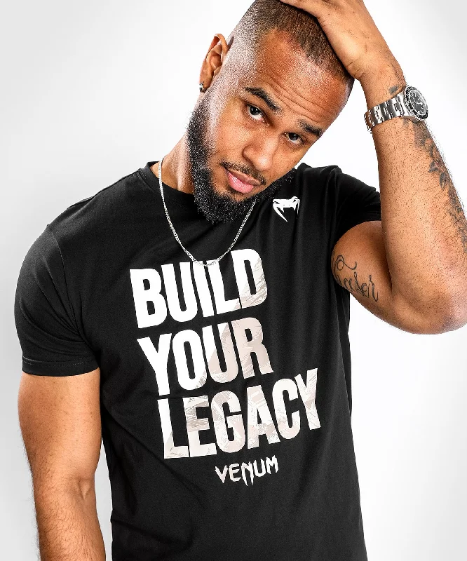 Weekend Discounts to Celebrate Venum Build Your Legacy T-Shirt - Black