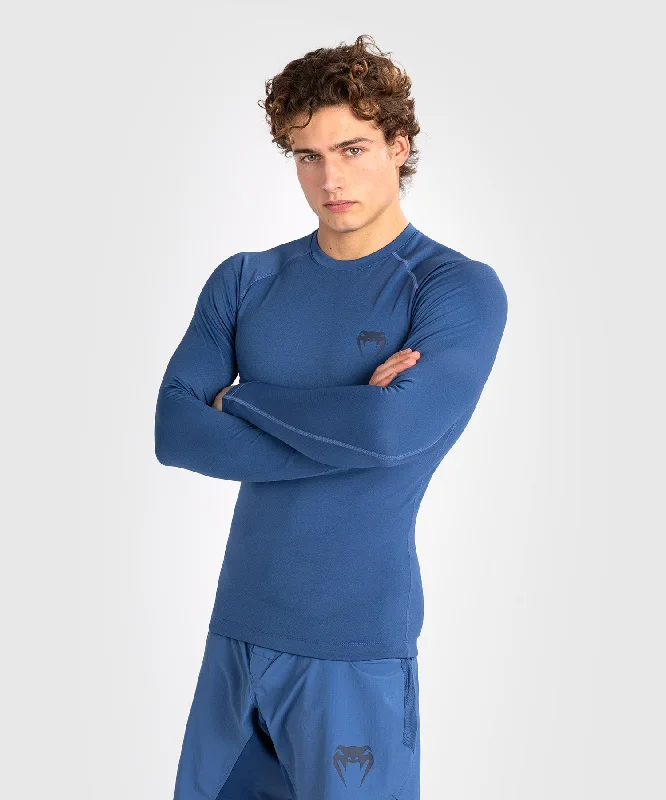 Venum Contender Men’s Long Sleeve Rashguard - Blue