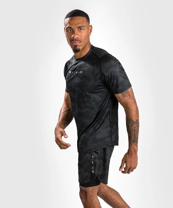 Venum Electron 3.0 Dry Tech  T-Shirt - Short Sleeves - Black