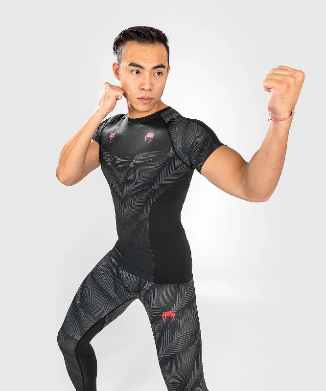 Venum Phantom Rashguard Short Sleeves - Black/Red