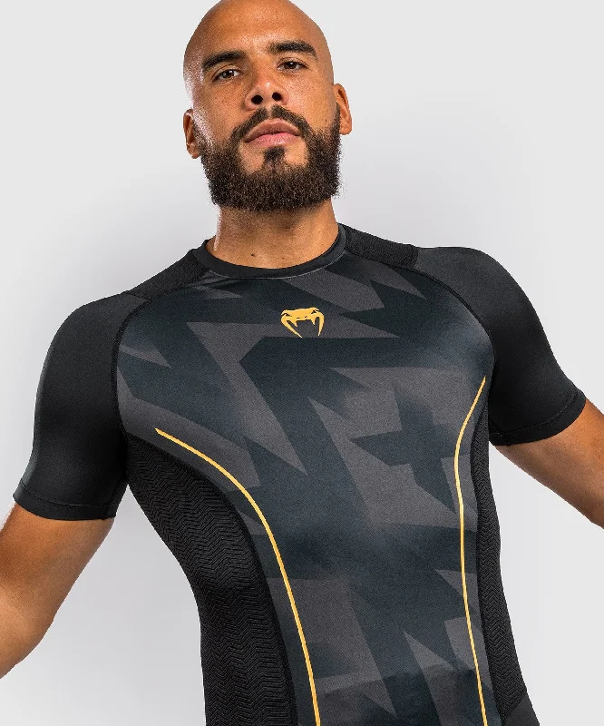 Venum Razor Rashguard Short Sleeves - Black/Gold